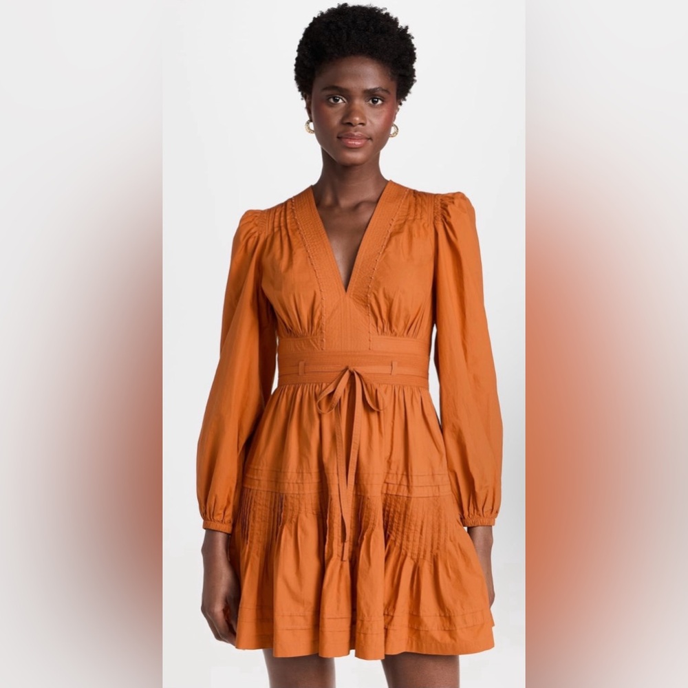 WORN TWICE ULLA JOHNSON DRESS🧡🧡🤎🤎